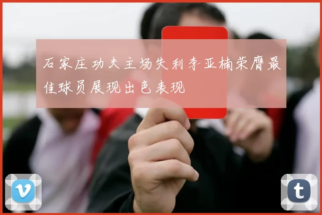 石家庄功夫主场失利李亚楠荣膺最佳球员展现出色表现